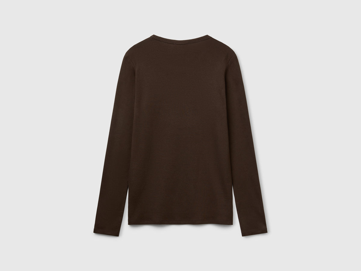 T-shirt manica lunga 100% cotone