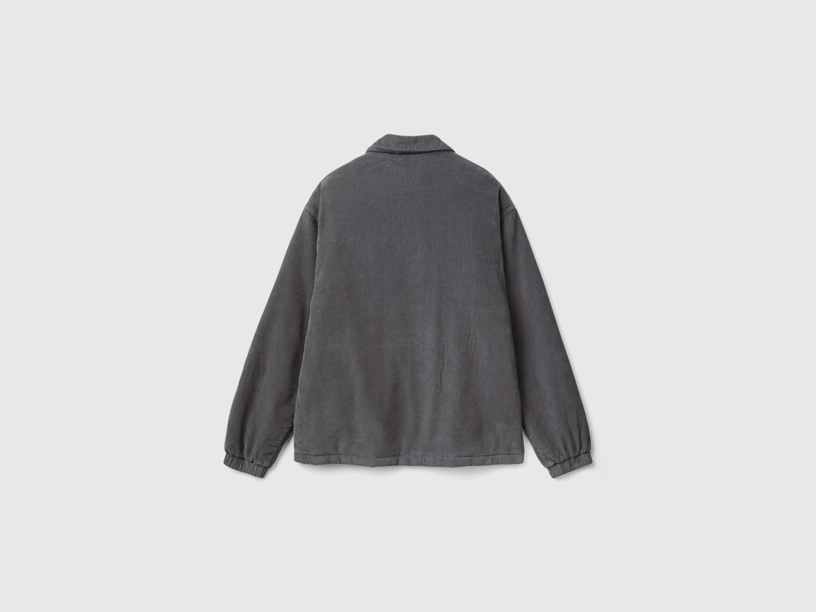 Giacca imbottita in velluto da uomo grigio scuro 2 | Benetton Outlet
