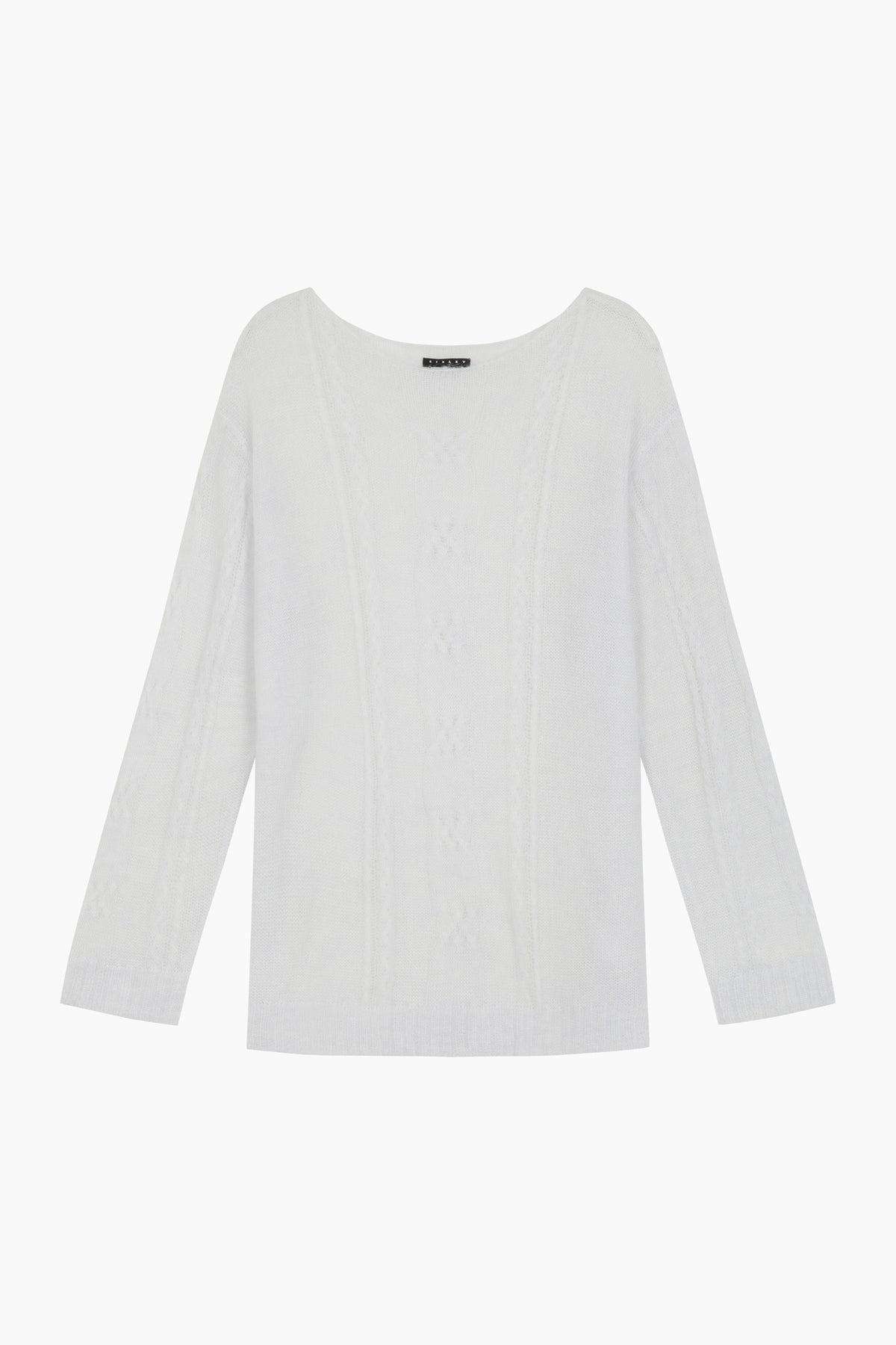 Maglia con trecce