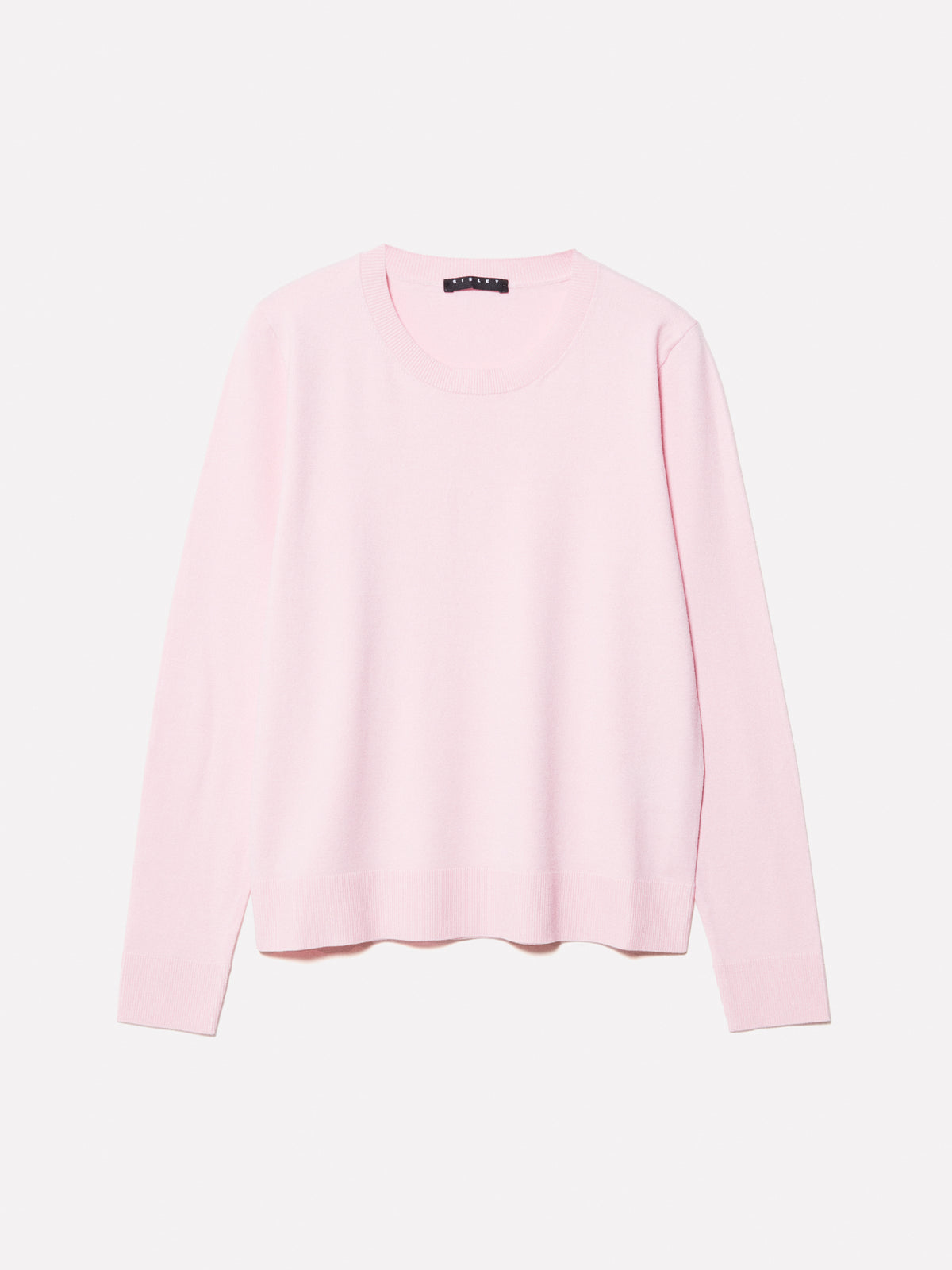 Maglia girocollo rosa
