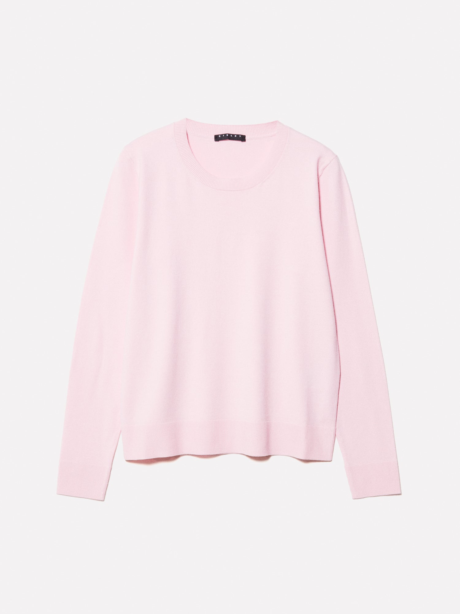 Maglia girocollo rosa da donna rosa tenue | Sisley Outlet