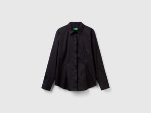 Camicia in misto cotone stretch