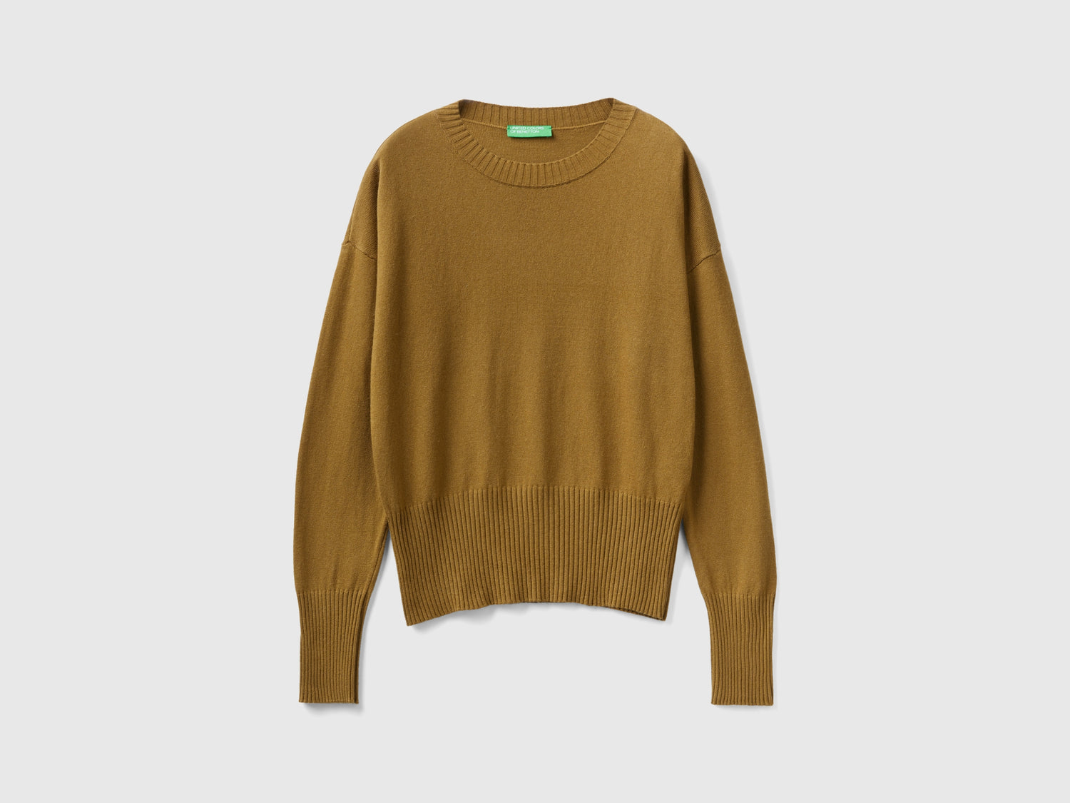 Maglia in misto cashmere da donna marrone | Benetton Outlet
