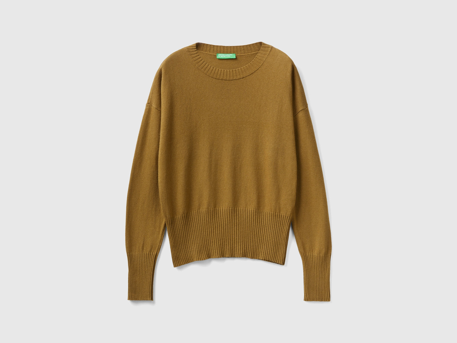 Maglia in misto cashmere da donna marrone | Benetton Outlet