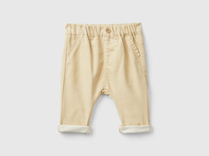 Pantaloni in misto cotone stretch