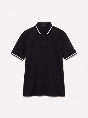 Polo slim fit con contrasto