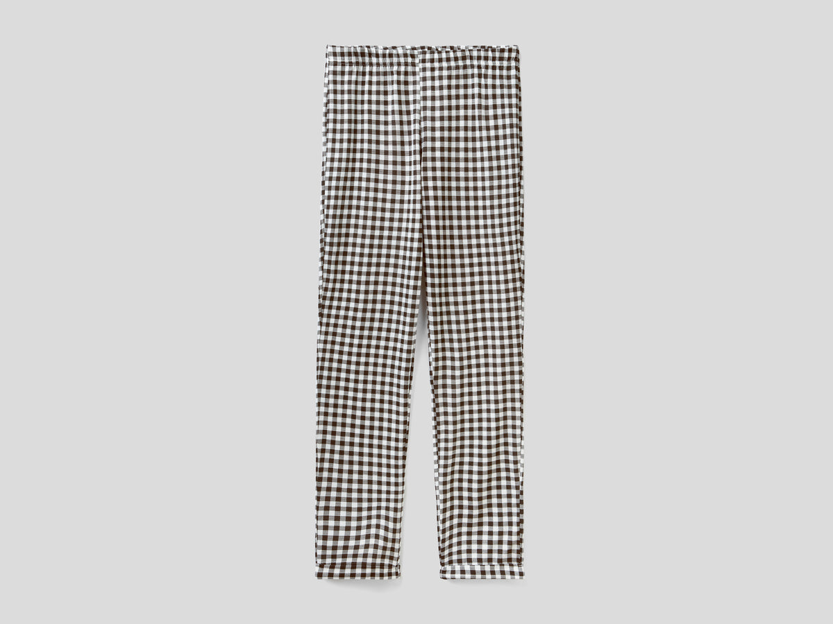Pantaloni fluidi a quadri