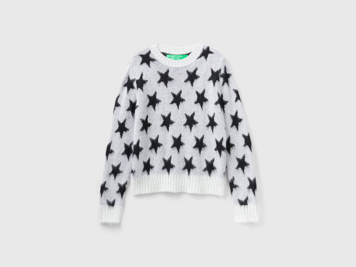 Calda maglia con stelle