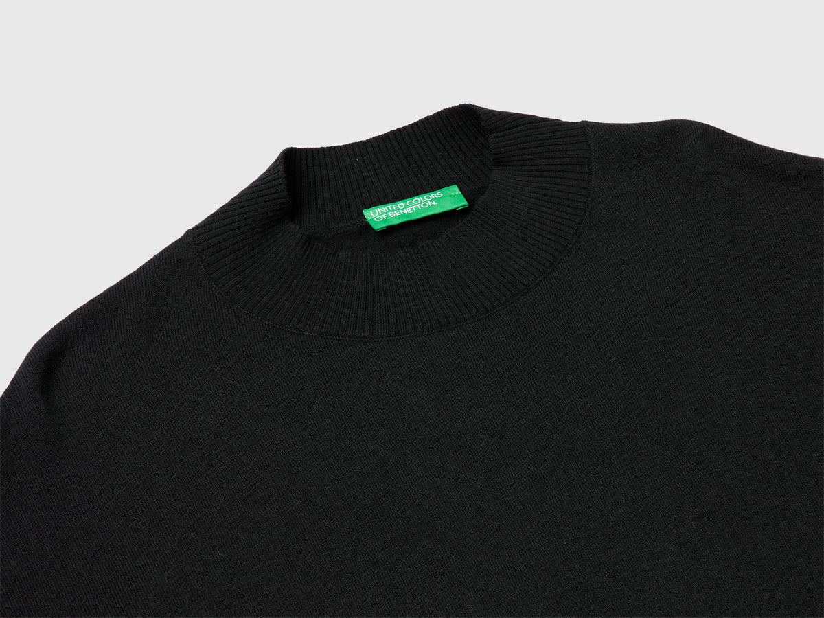 Maglia lupetto cropped