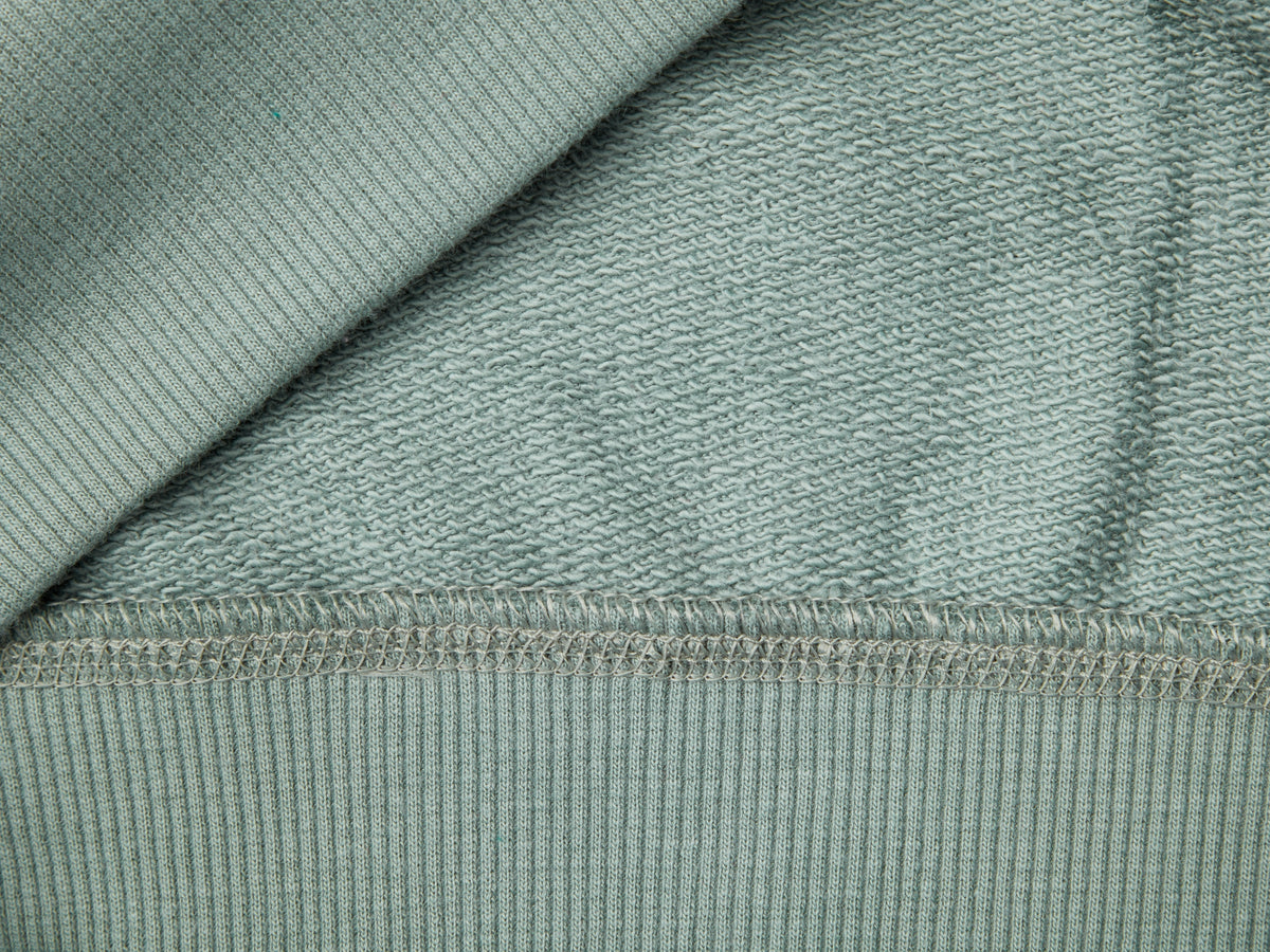 Felpa con zip in puro cotone