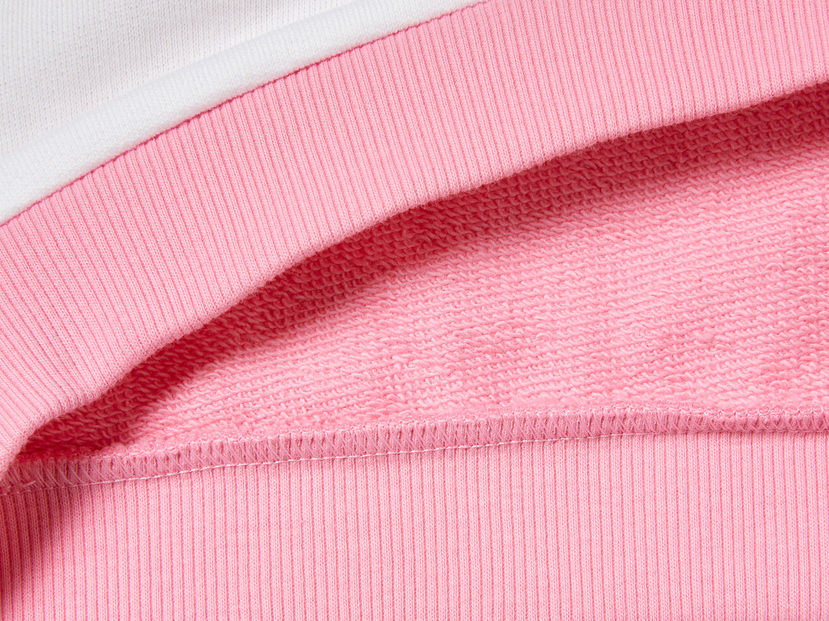 Felpa 100% cotone bio con logo
