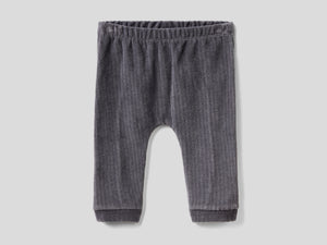 Pantaloni in ciniglia con animaletto