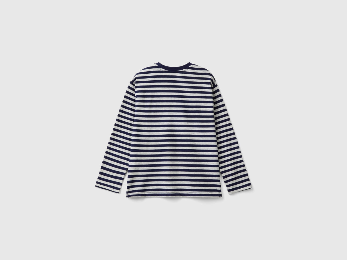 T-shirt a righe 100% cotone
