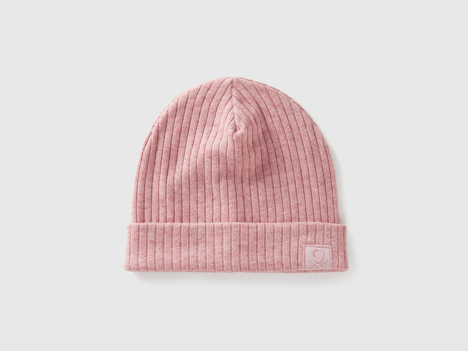 Cappello in misto viscosa stretch da bambino rosa tenue | Benetton Outlet