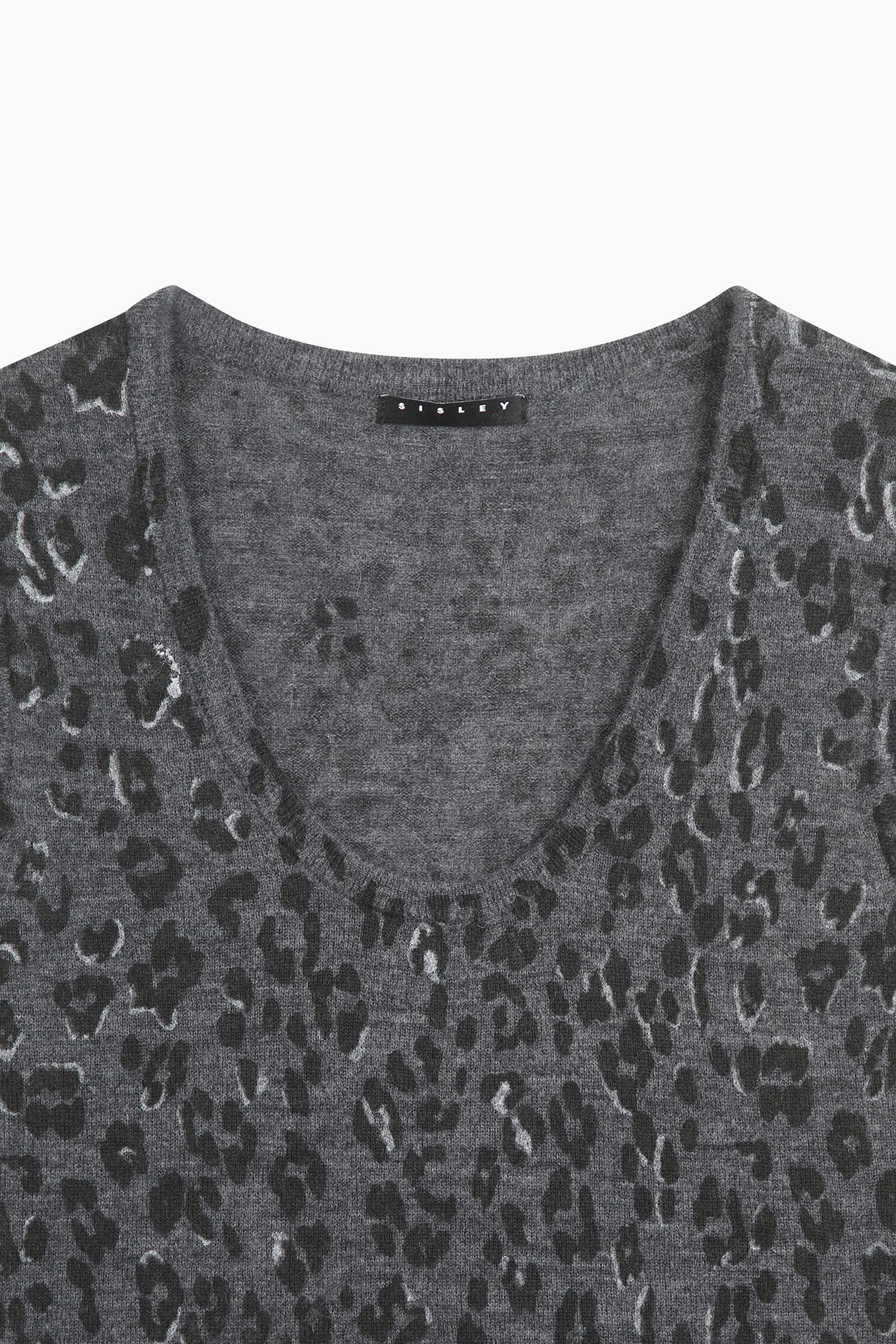 Canotta animaler in maglia da donna grigio scuro 3 | Sisley Outlet