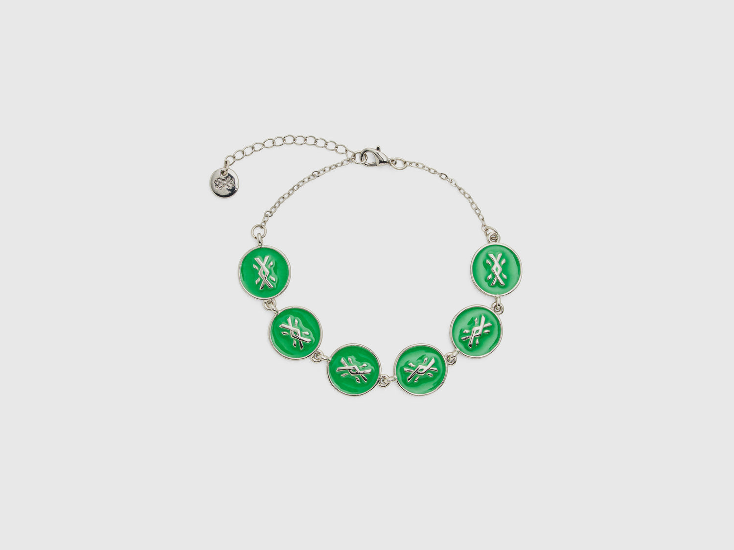Bracciale con ciondoli da donna verde | Benetton Outlet