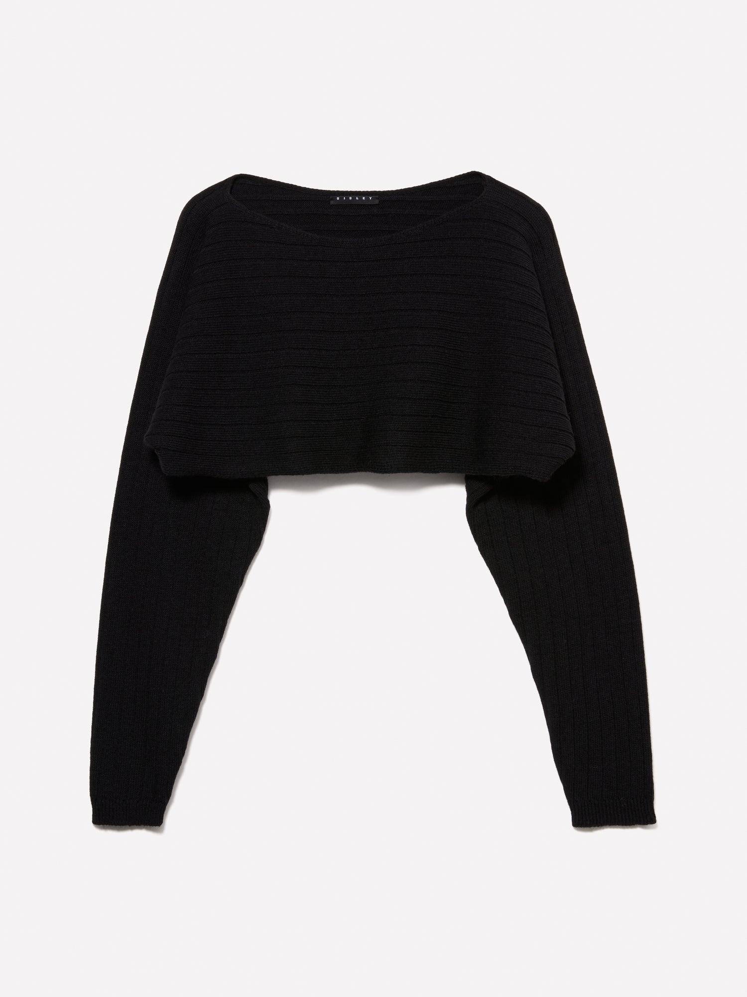 Coprispalle in maglia da donna nero | Sisley Outlet