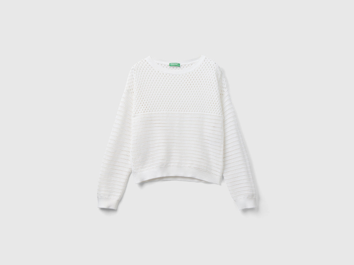 Maglia con trafori boxy fit