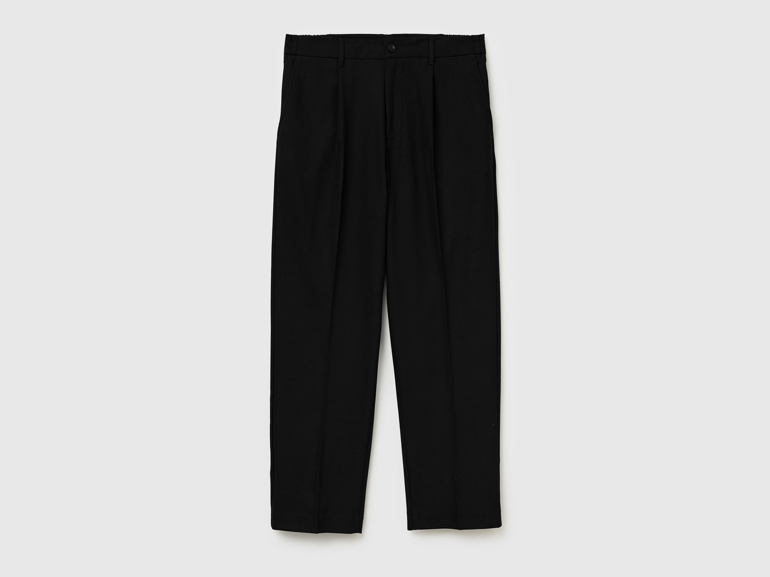 Chino relaxed fit da uomo nero | Benetton Outlet