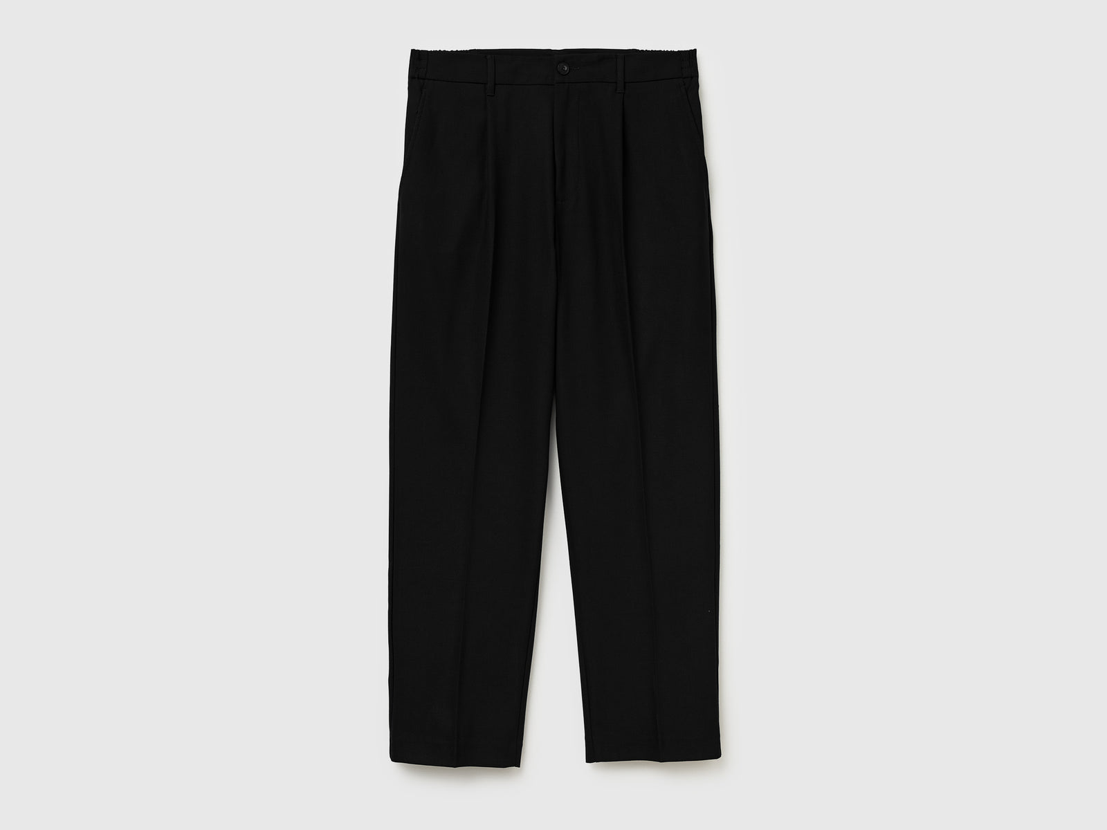 Chino relaxed fit da uomo nero | Benetton Outlet