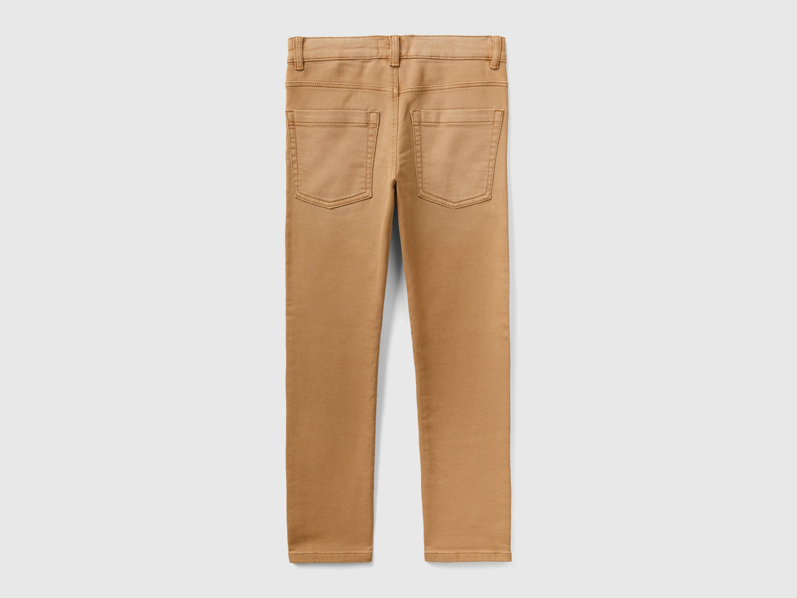 Jeans cinque tasche da bambino beige 2 | Benetton Outlet