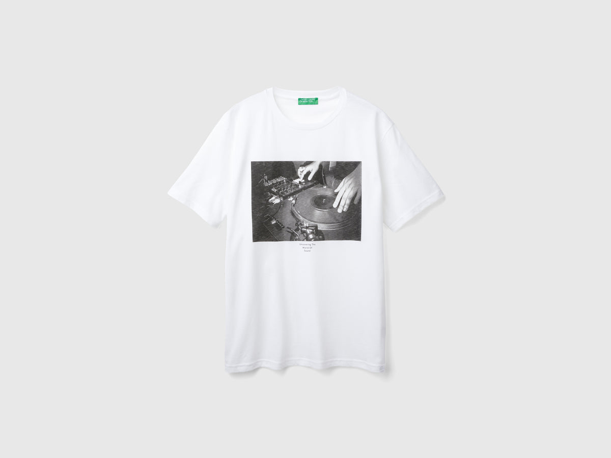 T-shirt con stampa fotografica