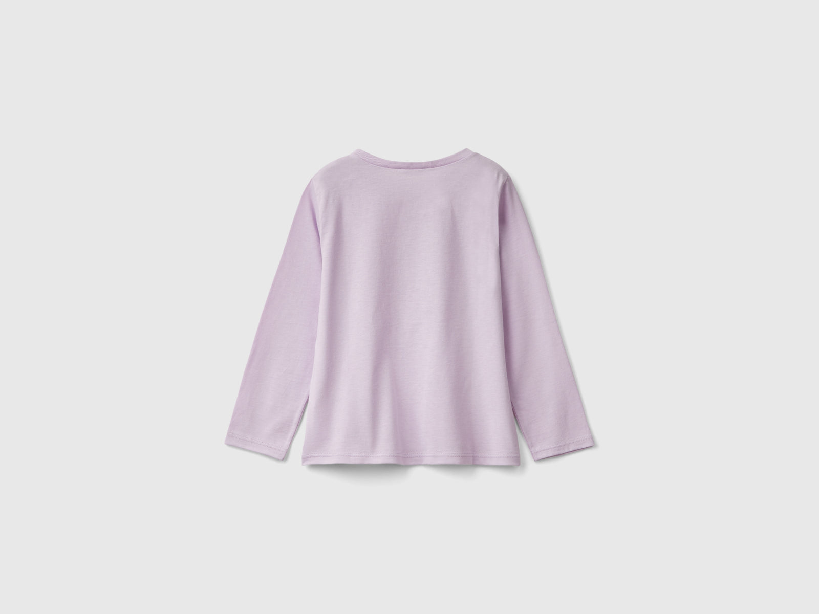 Regular fit T-shirt with print da bimba lilla 2 | Benetton Outlet