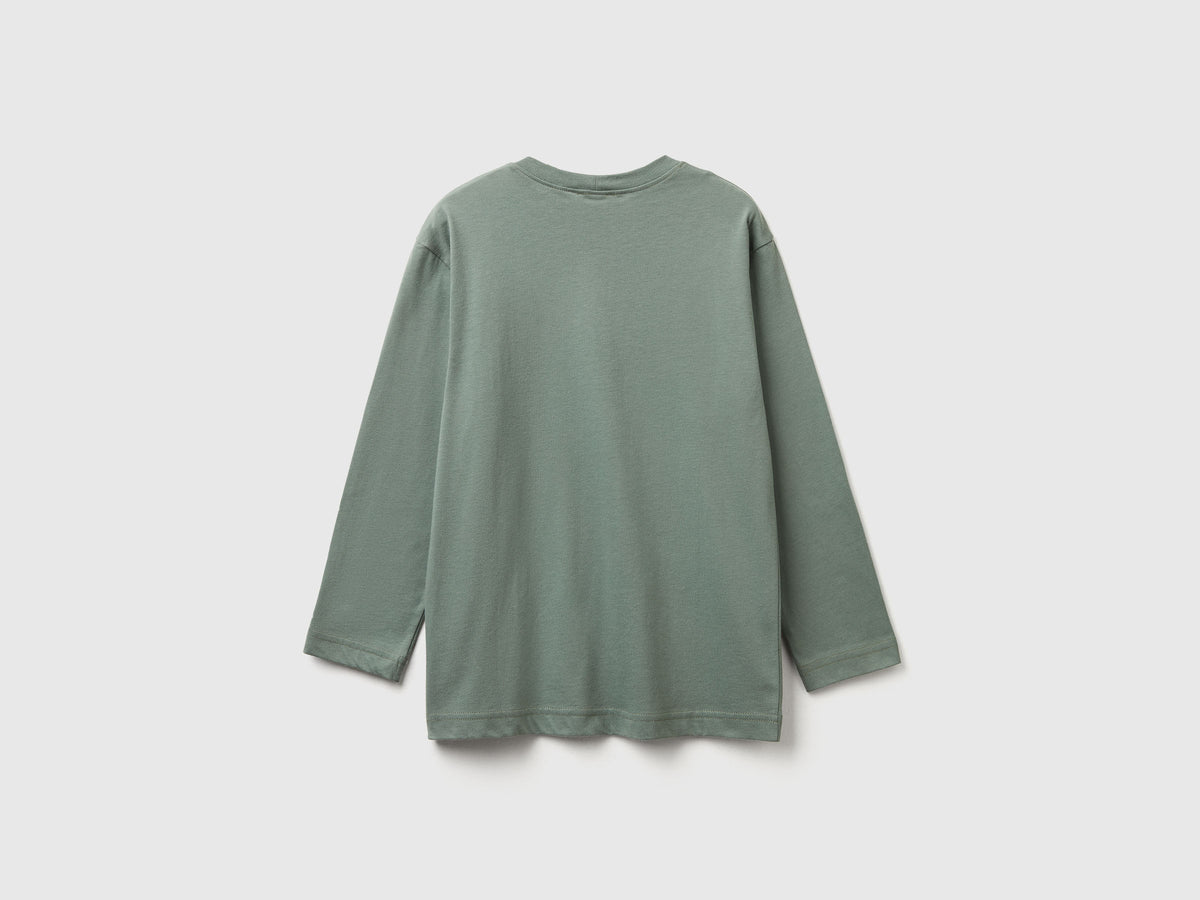 T-shirt girocollo cotone