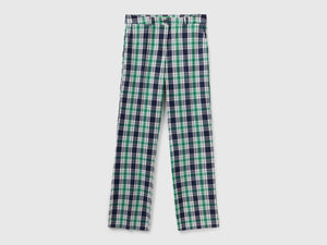 Pantaloni tartan regular fit