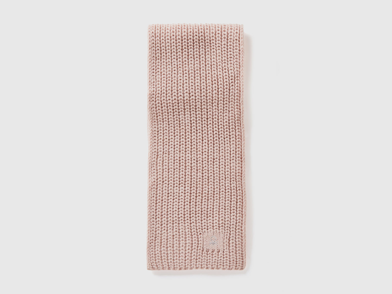 Sciarpa con logo in strass da bambina rosa 2 | Benetton Outlet