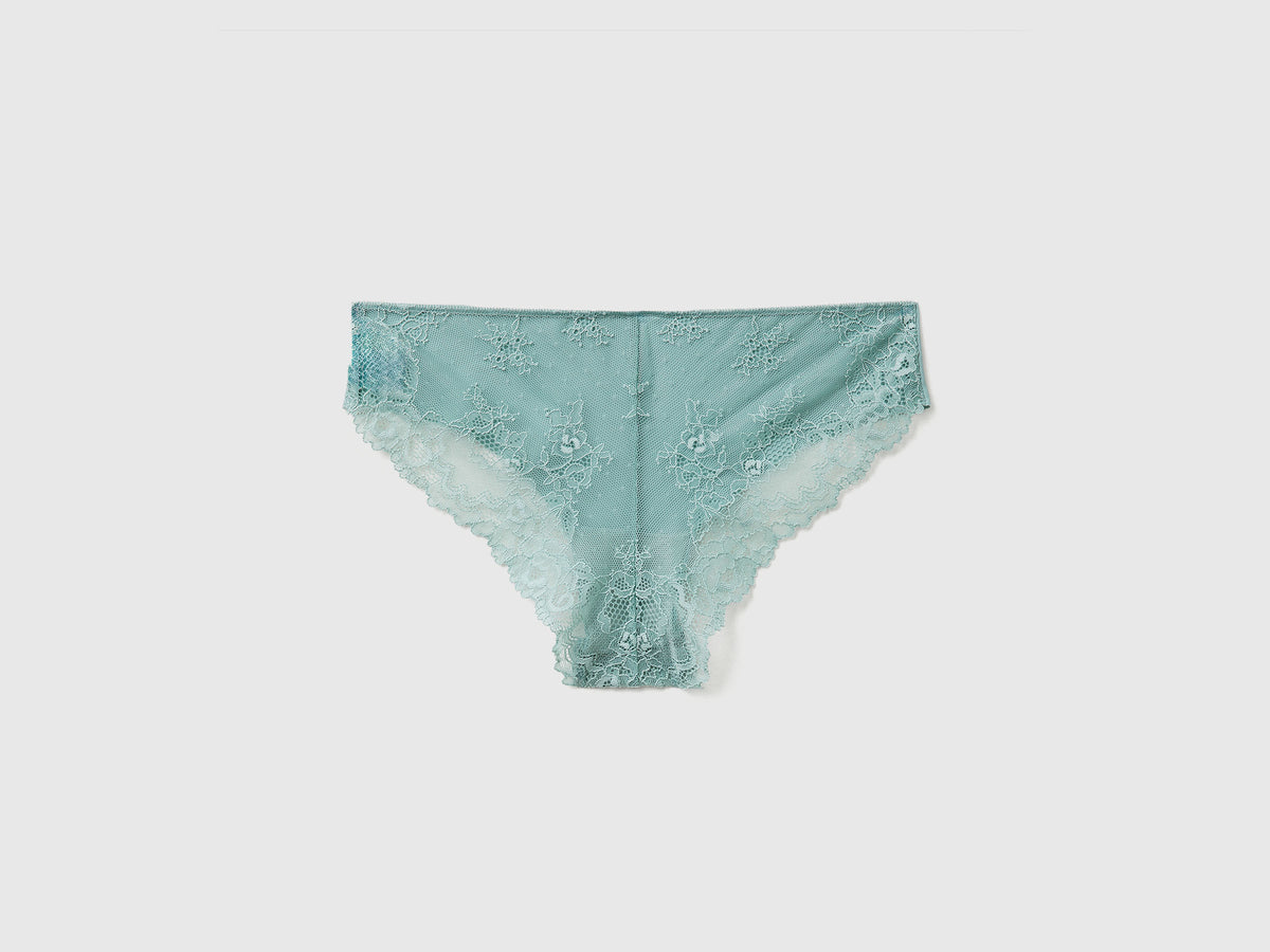 Brasiliana stretch con pizzo