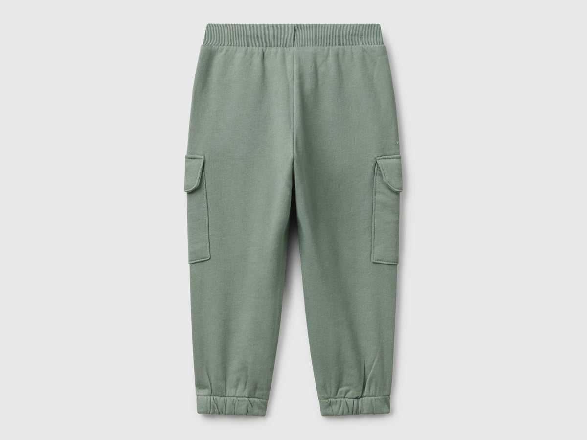 Joggers cargo in felpa