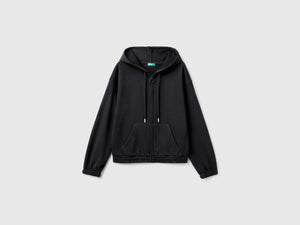 Cotton blend hoodie