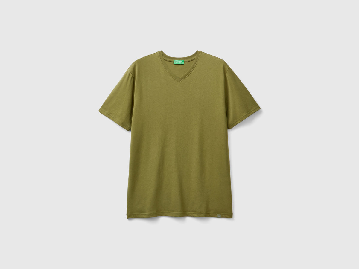 T-shirt in cotone a fibra lunga