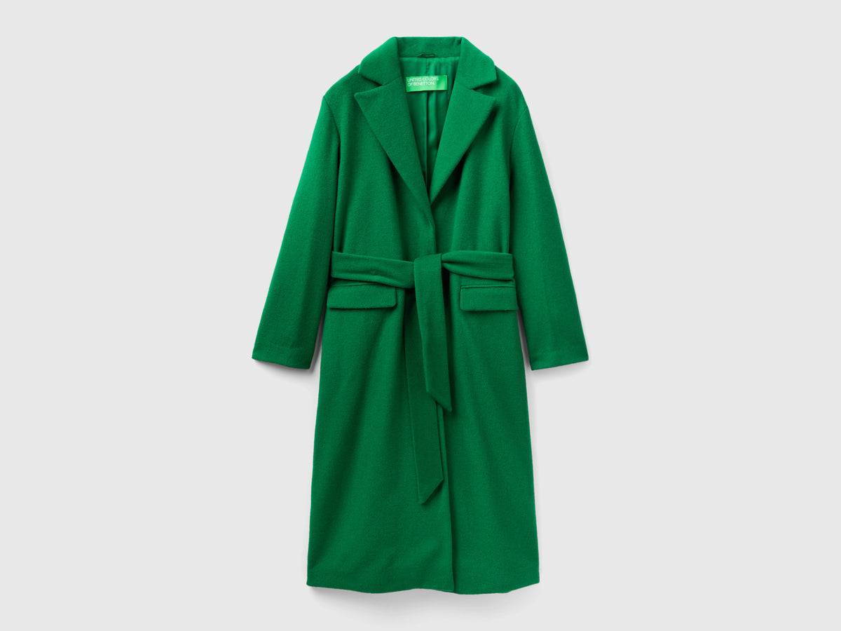 Cappotto lungo con cintura