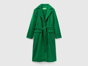 Cappotto lungo con cintura