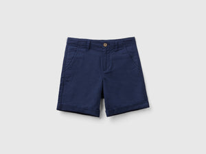 Bermuda chino in misto lino