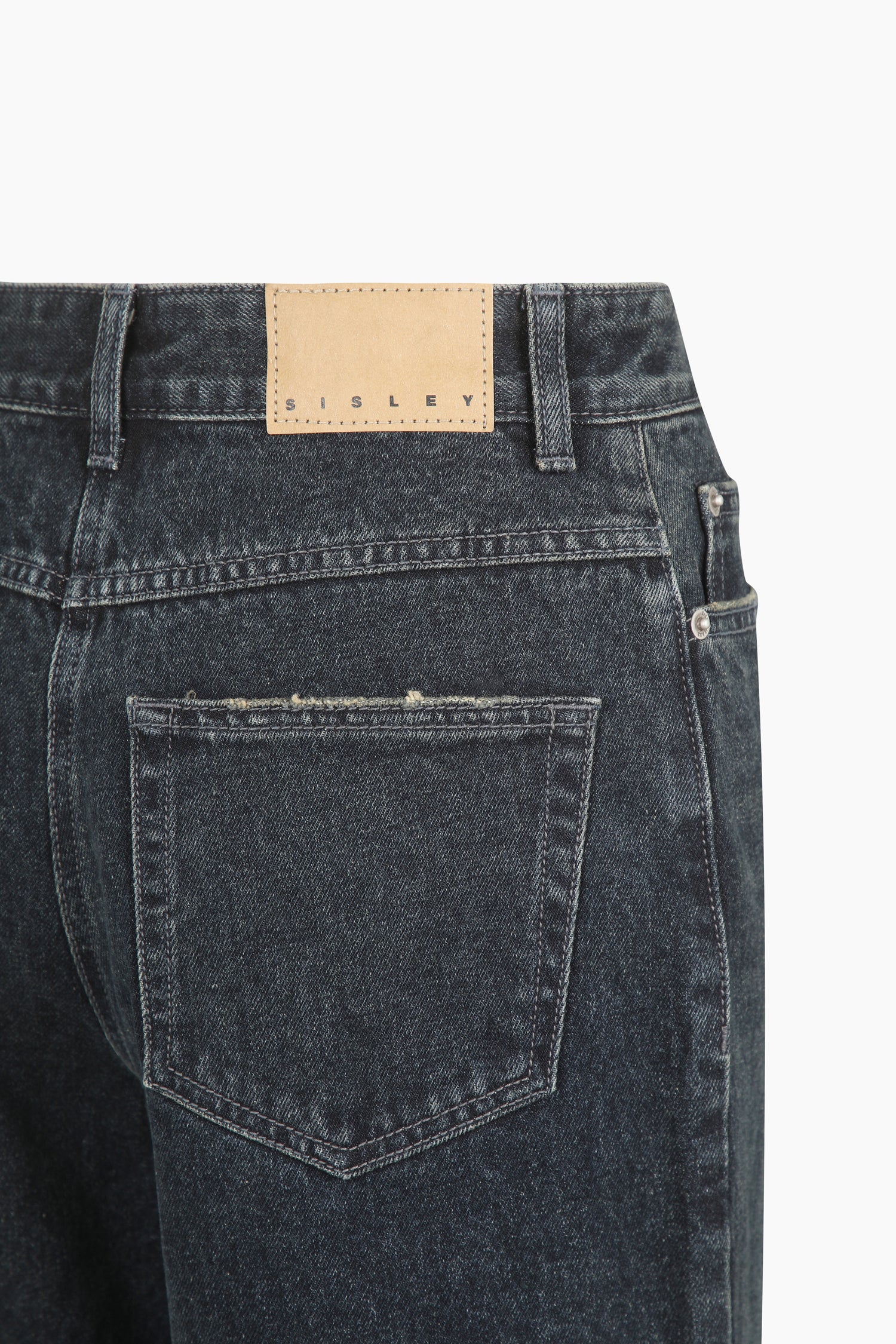 Jeans scuro a palazzo da donna blu 4 | Sisley Outlet