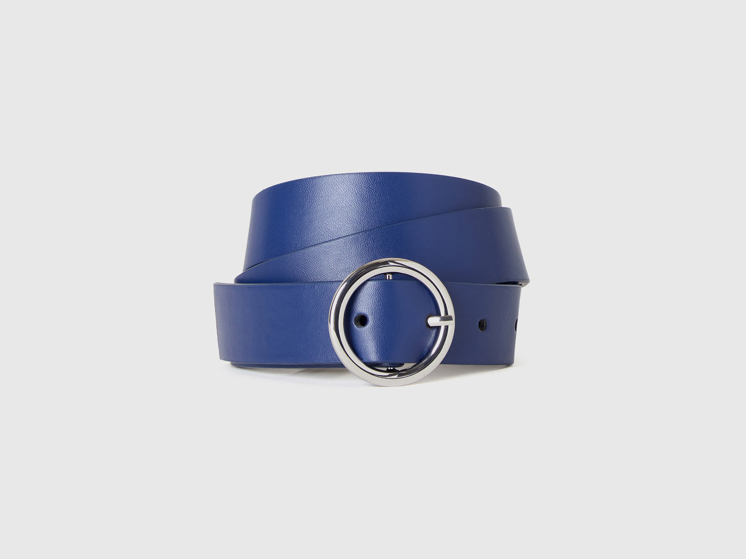 Cintura in tessuto spalmato da donna blu | Benetton Outlet