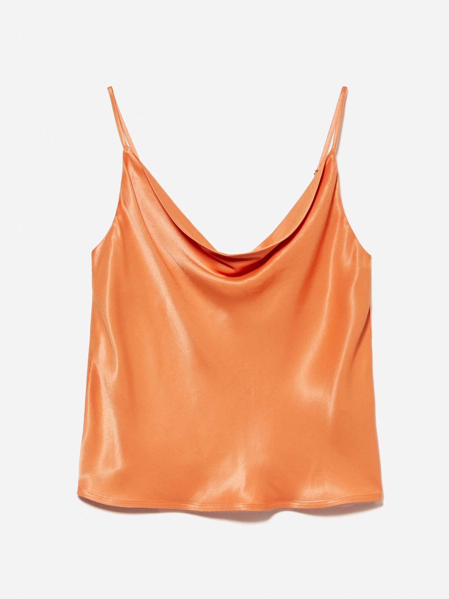 Top in satin da donna arancione | Sisley Outlet