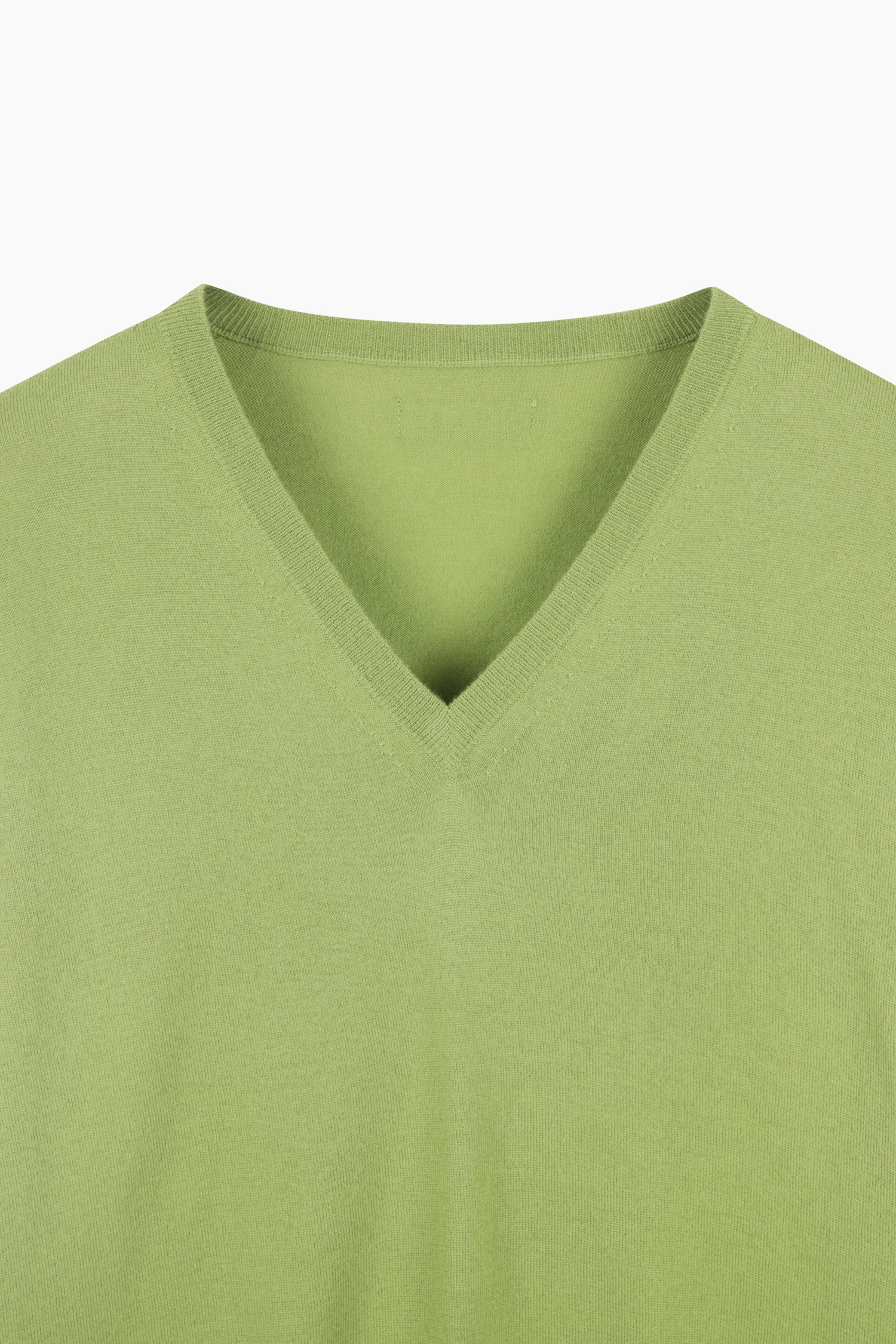 Maglia 100% lana con scollo a V da donna lime 3 | Sisley Outlet
