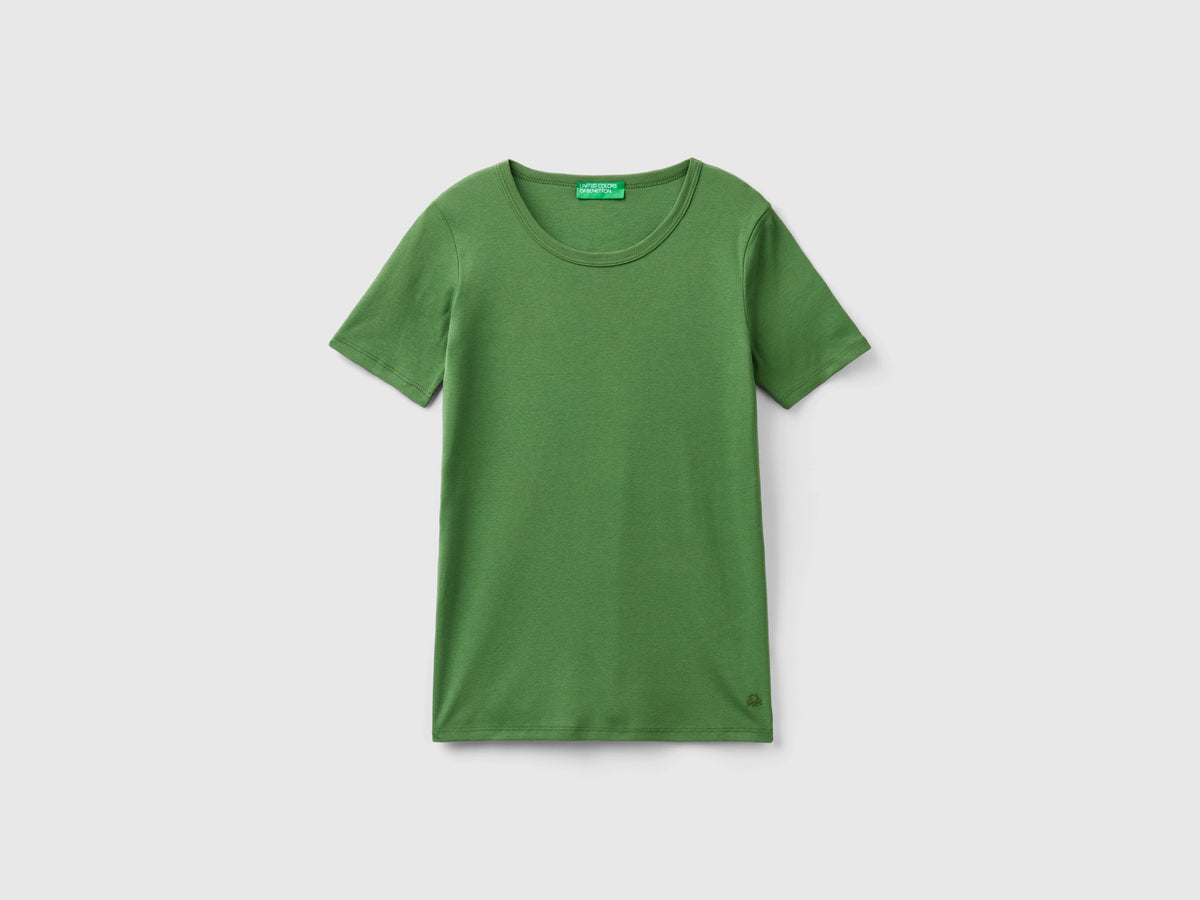 T-shirt in cotone a fibra lunga