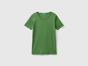 T-shirt in cotone a fibra lunga