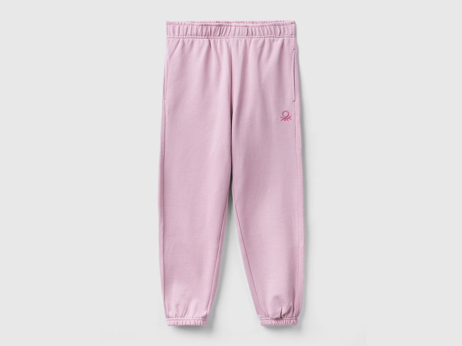 Joggers con stampa Minnie da bambino rosa | Benetton Outlet