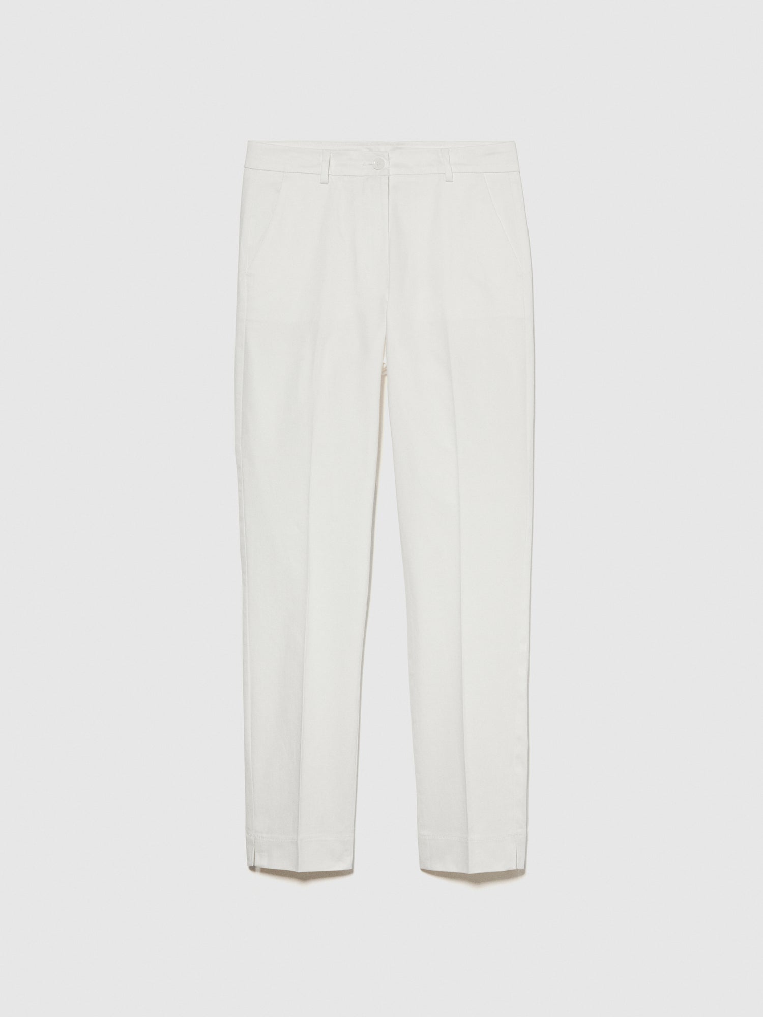 Chino regular fit da donna bianco | Sisley Outlet