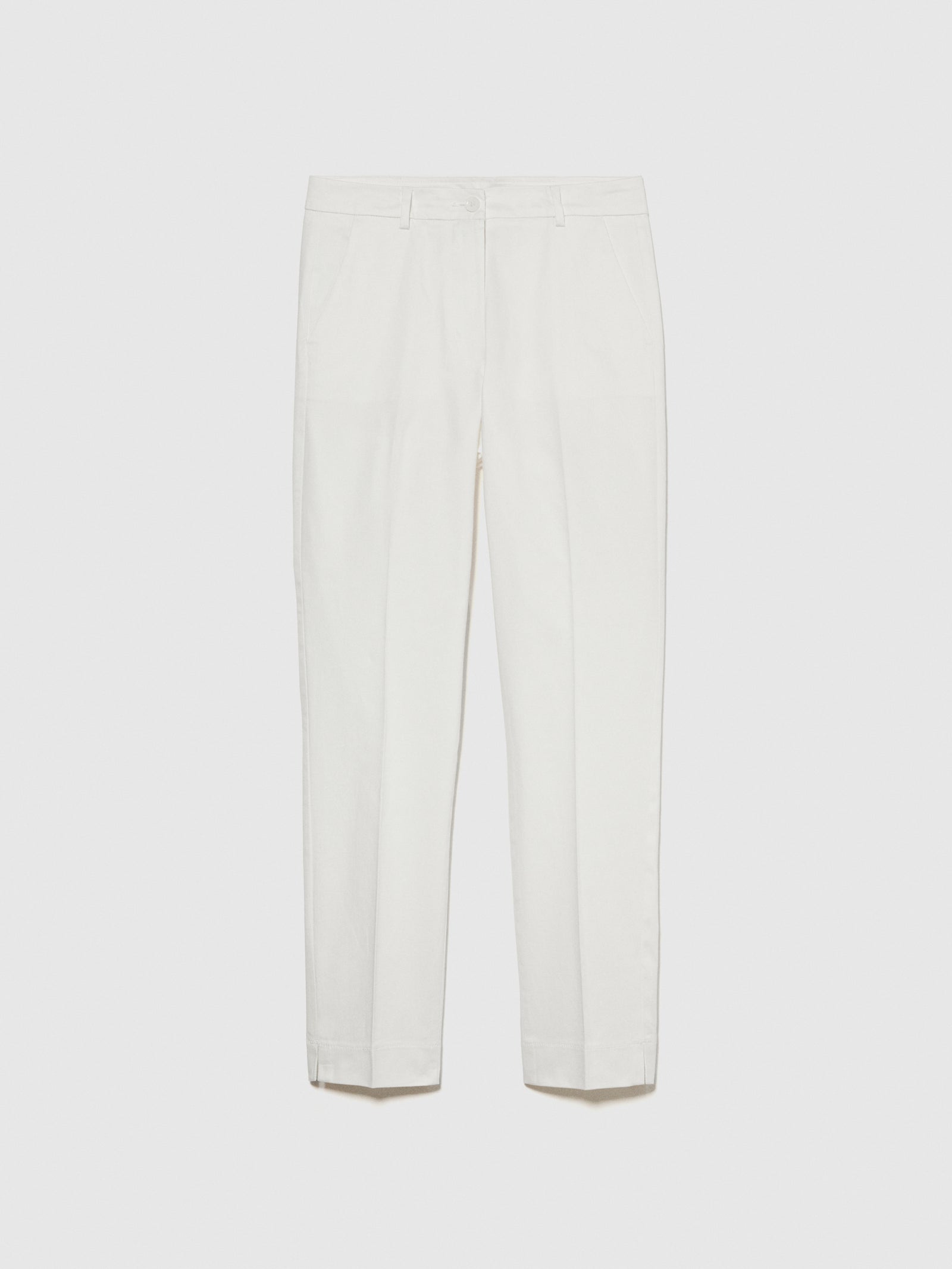 Chino regular fit da donna bianco | Sisley Outlet