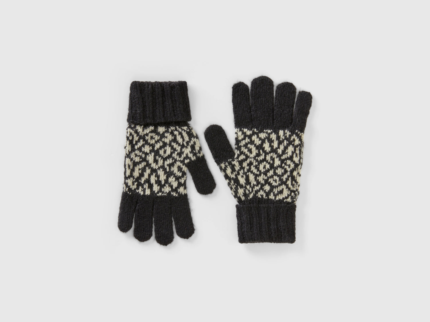 Guanti animalier in misto lana da bambina multi-color | Benetton Outlet