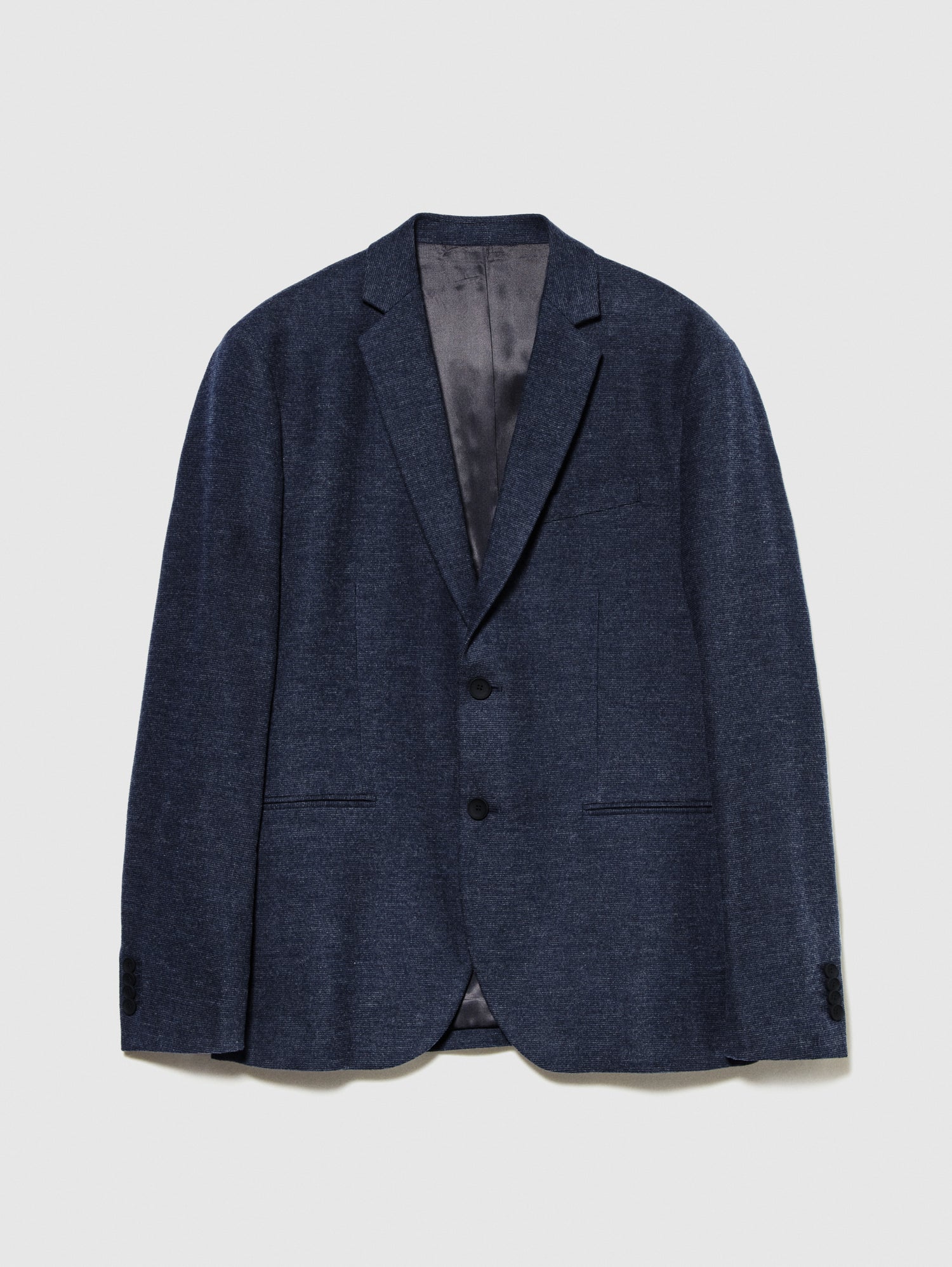 Blazer monopetto slim comfort fit da uomo blu scuro | Sisley Outlet