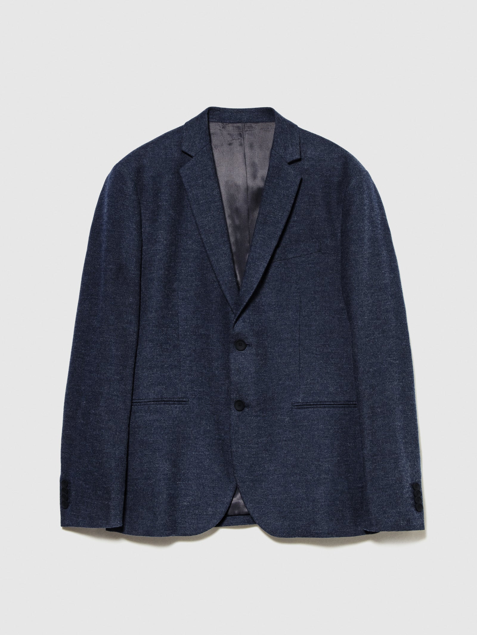 Blazer monopetto slim comfort fit da uomo blu scuro | Sisley Outlet