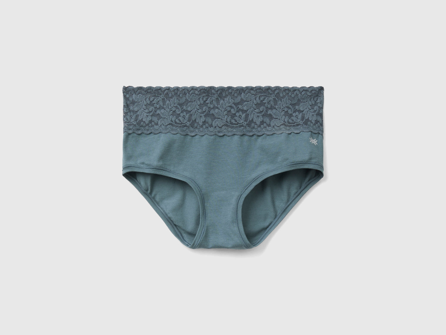 Slip in cotone bio super stretch da donna grigio scuro | Benetton Outlet